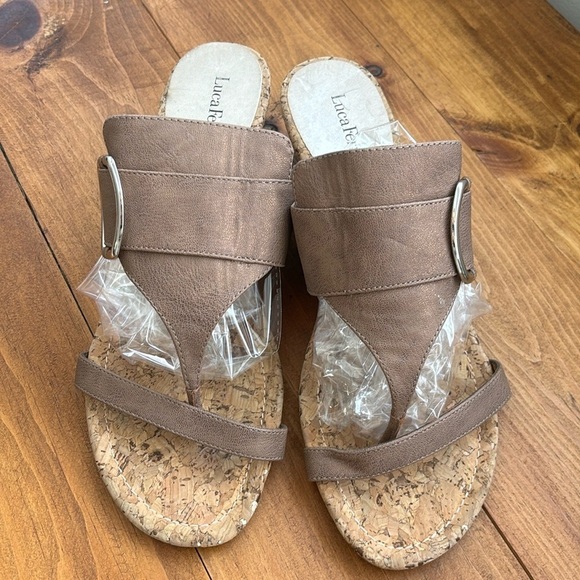 Luca Ferri Shoes - Luca Ferri | Brown wedge sandal